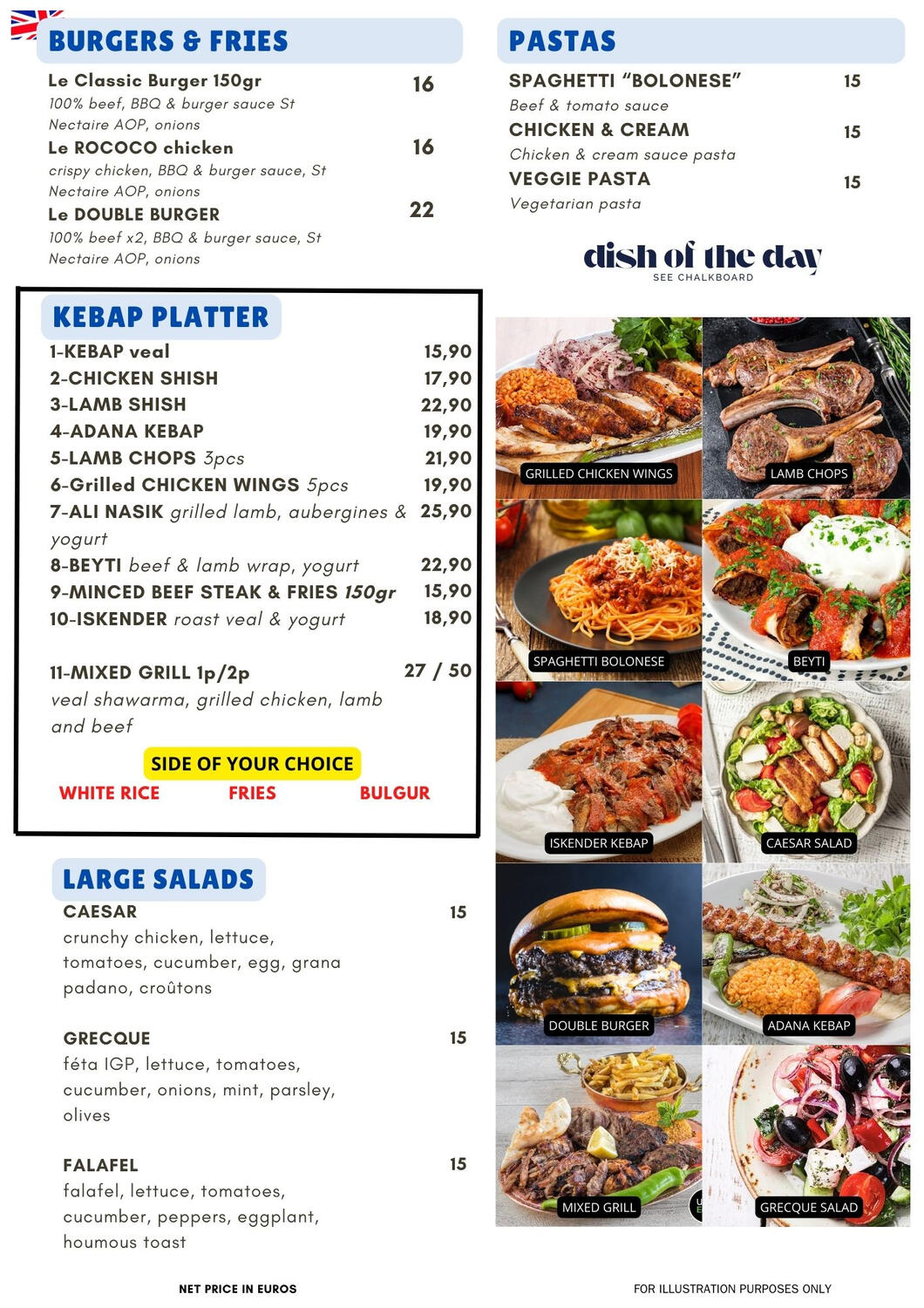 ENGLISH MENU PAGE 2